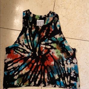 Crop tie dye tank!